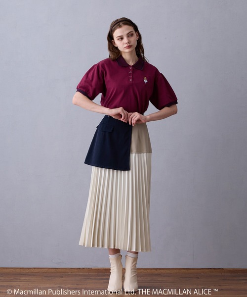 THE MACMILLAN ALICE マクミラン・アリスパフスリーブ刺繍コラボ