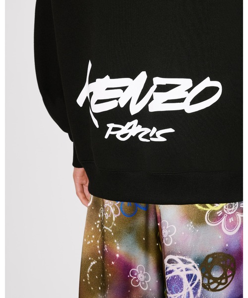 パーカー 'Kenzo x Futura 2000' オーバーサイズ コットン フ―ディー レディース Kenzo x Futura 2000' オーバーサイズ コットン フ―ディー