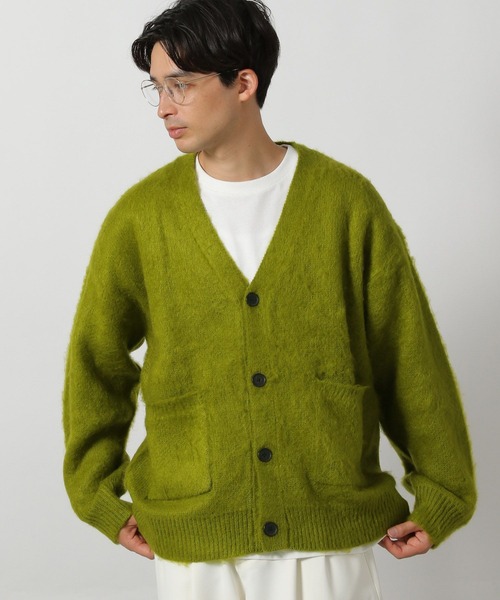 The Stylist Japan L カーディガン The Stylist Japan カーディガン Lサイズ イエロー メンズ The Stylist