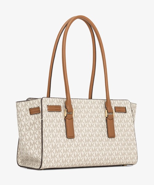 MICHAEL KORS(マイケルコース)の「HAMILTON MODERNE ショルダー トート ウィズ チャーム スモール - MKシグネチャー(ショルダーバッグ・レディース・ホワイト系その他・FREE)」の8枚目の写真