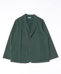 【希少】monitaly テーラードジャケット ボックスシルエット カーキ ハイストリート HIGH STREET HIGH STREET∴4WAYジャガード