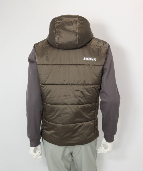 archivio(アルチビオ)の「<MENS>異素材切替中綿撥水ブルゾン(ブルゾン・メンズ・ブラック/カーキ/グレー・M/L/LL)」の5枚目の写真