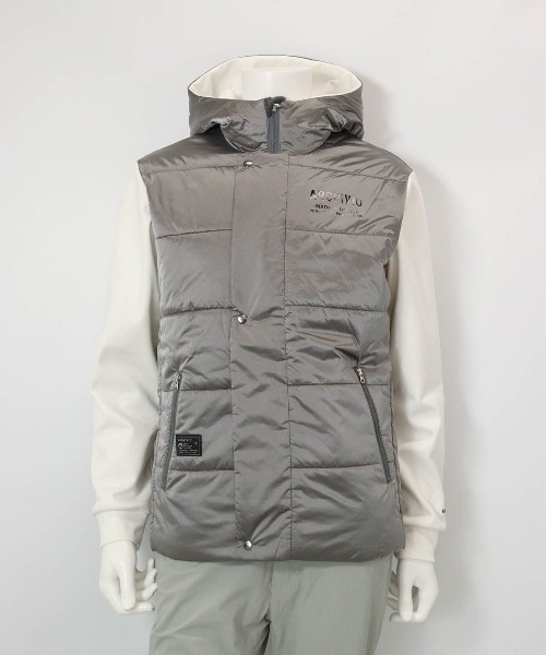 archivio(アルチビオ)の「<MENS>異素材切替中綿撥水ブルゾン(ブルゾン・メンズ・ブラック/カーキ/グレー・M/L/LL)」の6枚目の写真