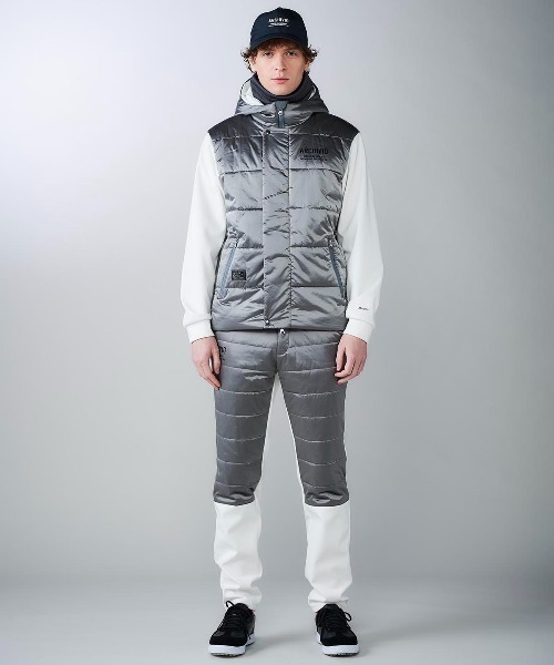 archivio(アルチビオ)の「<MENS>異素材切替中綿撥水ブルゾン(ブルゾン・メンズ・ブラック/カーキ/グレー・M/L/LL)」の12枚目の写真