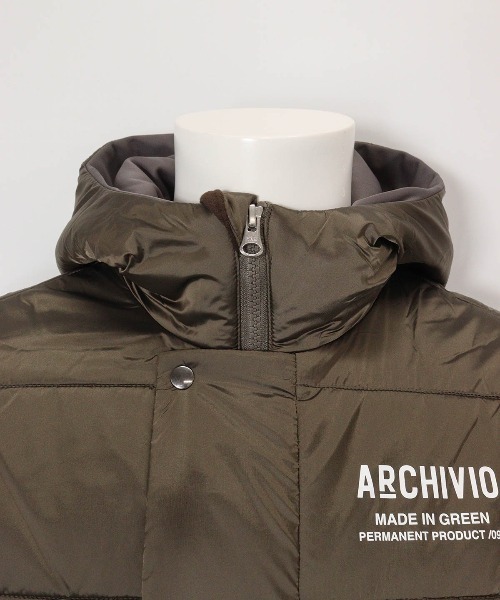 archivio(アルチビオ)の「<MENS>異素材切替中綿撥水ブルゾン(ブルゾン・メンズ・ブラック/カーキ/グレー・M/L/LL)」の14枚目の写真