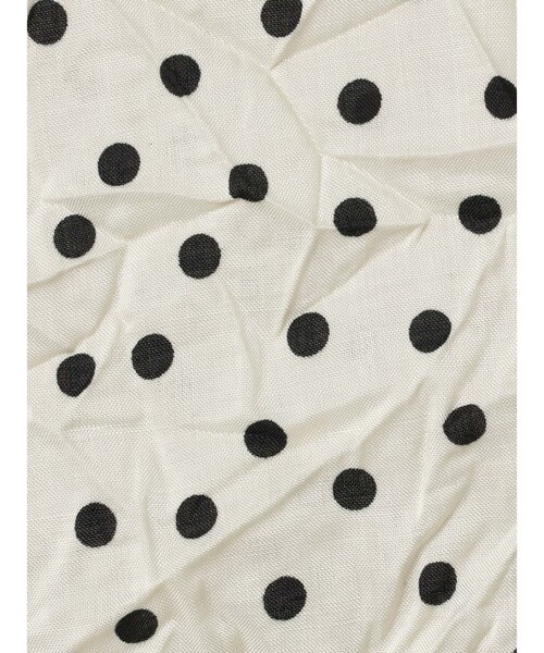 mizuiro ind ドットプリントキャッチワッシャーシャツ（シャツ