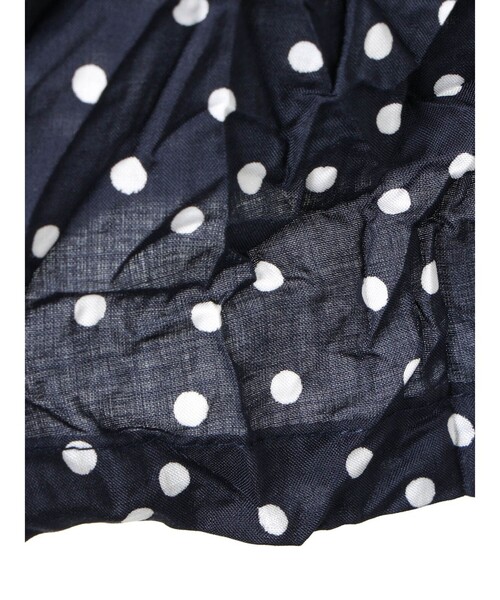 mizuiro ind ドットプリントキャッチワッシャーシャツ（シャツ