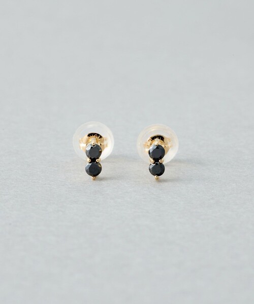 K10YG ダイヤモンド ピアス（ピアス（両耳用））｜Jouete