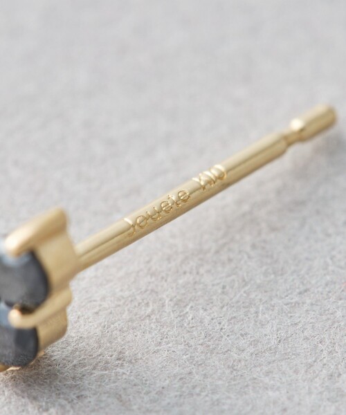 Jouete ジュエッテ　K10 YG ダイヤモンドツイストピアス K10YG ダイヤモンド ピアス（037598） ｜ women（ウィメンズ