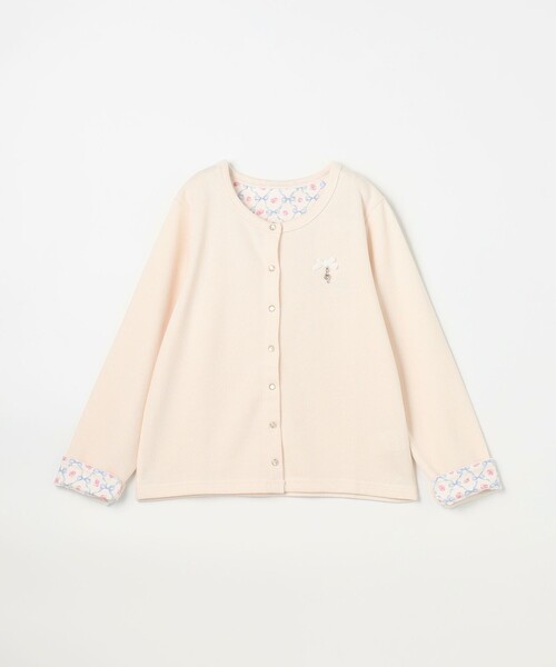 ANY（エニィ）の「まいにちスナップカーディガン（カーディガン/ボレロ・キッズ・アイボリー系/ライラック系/ピンク系/ブラック系・140/150/160）」の6枚目の写真