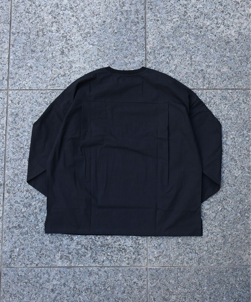 ATELANE(アテレーン)の「ATELANE / ブロード/ドッキング/ロンTEE/シャツ(Tシャツ/カットソー・メンズ・ブラック/ブルー/オフホワイト・X-LARGE/LARGE/MEDIUM)」の6枚目の写真