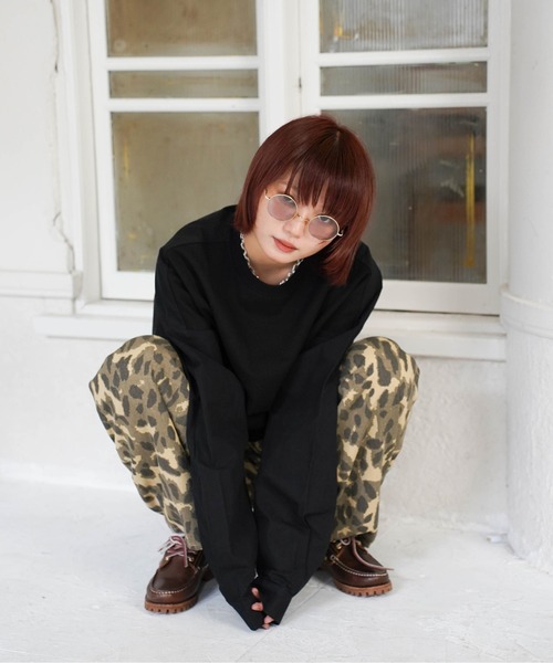 ATELANE(アテレーン)の「ATELANE / ブロード/ドッキング/ロンTEE/シャツ(Tシャツ/カットソー・メンズ・ブラック/ブルー/オフホワイト・X-LARGE/LARGE/MEDIUM)」の15枚目の写真