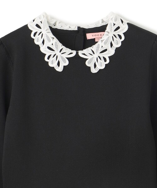 TOCCA(トッカ)の「MY LADY KNIT DRESS ニットドレス(ワンピース・レディース・ネイビー系/ブラック系・MEDIUM/SMALL)」の9枚目の写真