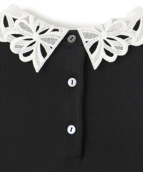 TOCCA(トッカ)の「MY LADY KNIT DRESS ニットドレス(ワンピース・レディース・ネイビー系/ブラック系・MEDIUM/SMALL)」の11枚目の写真