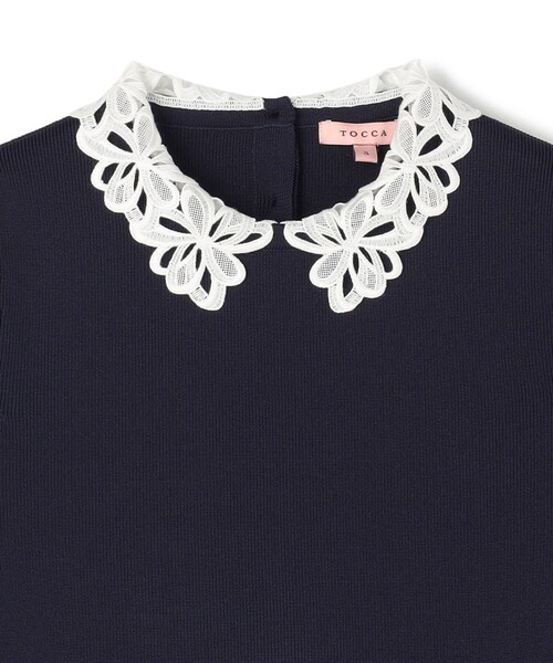 TOCCA(トッカ)の「MY LADY KNIT DRESS ニットドレス(ワンピース・レディース・ネイビー系/ブラック系・MEDIUM/SMALL)」の17枚目の写真