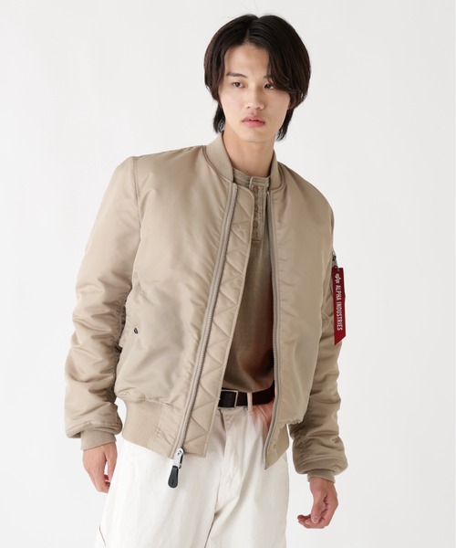 Alpha Industries（アルファインダストリーズ）の「【25FW新作商品】Alpha Industries/アルファインダストリーズ/ALPHA MA-1 FLIGHT JACKET（MA-1・メンズ・セージグリーン/ローズ/グレー/ブラック/カーキ/ライトブルー/ブラウン/ライトグレー/ネイビー/チャコール/マスタード/ブルー系その他3/グレー系その他6・X-SMALL/SMALL/MEDIUM/LARGE/X-LARGE/XX-LARGE/XS/L/M/S/XL/2XL）」の7枚目の写真