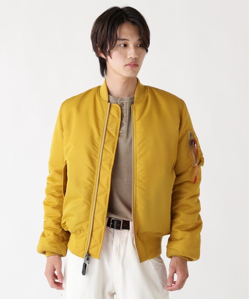 Alpha Industries（アルファインダストリーズ）の「【25FW新作商品】Alpha Industries/アルファインダストリーズ/ALPHA MA-1 FLIGHT JACKET（MA-1・メンズ・セージグリーン/ローズ/グレー/ブラック/カーキ/ライトブルー/ブラウン/ライトグレー/ネイビー/チャコール/マスタード/ブルー系その他3/グレー系その他6・X-SMALL/SMALL/MEDIUM/LARGE/X-LARGE/XX-LARGE/XS/L/M/S/XL/2XL）」の12枚目の写真