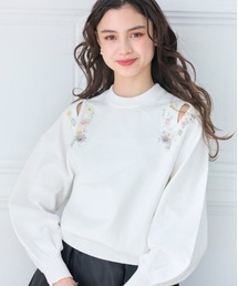 d*e様 chesty バレンタインニットハートホワイトセーターニット d*e様 chesty バレンタインニットハートホワイトセーターニット