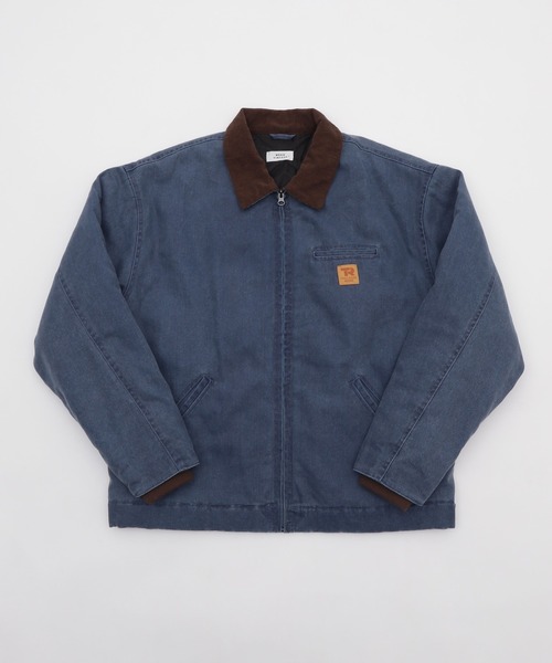 WEGO（ウィゴー）の「WEGO/【25年秋冬新作】ワーカーズキルティングZIPジャケット（ブルゾン・メンズ・カーキ/スカイブルー/ネイビー/ブラック系3・LARGE/MEDIUM）」の19枚目の写真