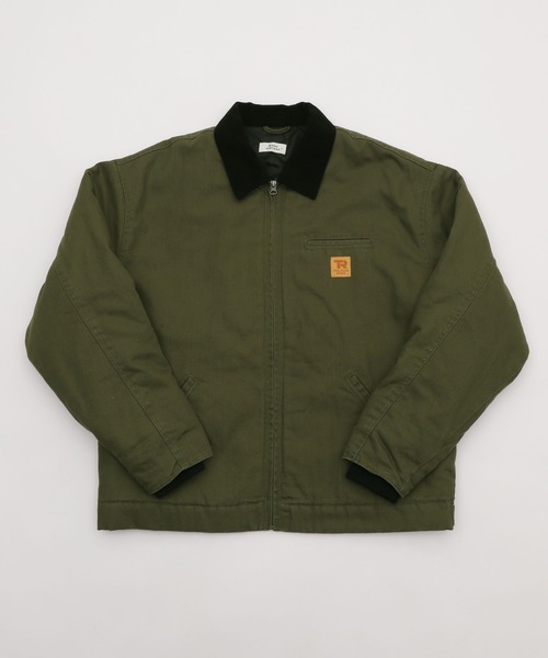 WEGO（ウィゴー）の「WEGO/【25年秋冬新作】ワーカーズキルティングZIPジャケット（ブルゾン・メンズ・カーキ/スカイブルー/ネイビー/ブラック系3・LARGE/MEDIUM）」の17枚目の写真