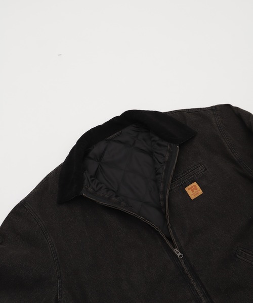 WEGO（ウィゴー）の「WEGO/【25年秋冬新作】ワーカーズキルティングZIPジャケット（ブルゾン・メンズ・カーキ/スカイブルー/ネイビー/ブラック系3・LARGE/MEDIUM）」の22枚目の写真