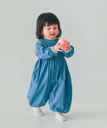 a*n様 新品 ロンパース ブルー 80 ロンパース（ブルー・ネイビー/青色系・無地）ファッション通販