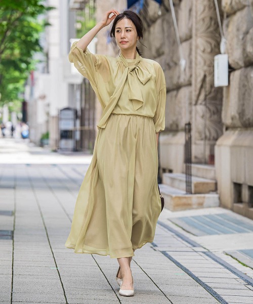 LAUTREAMONT(ロートレアモン)の「シアーブライト リバーシブルスカート≪手洗い可能≫(スカート・レディース・ブラウン/イエロー/ブラック・7号/9号)」の5枚目の写真