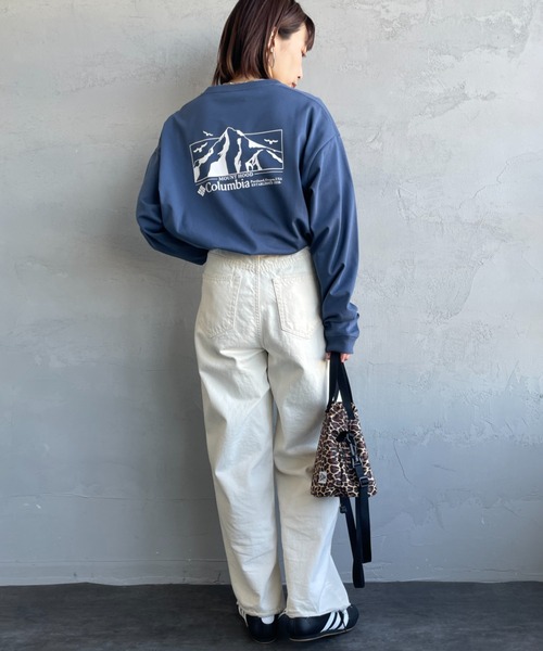 Columbia（コロンビア）の「【WEB限定】[Columbia/コロンビア] LOMA VISTA グラフィック バックプリント ロンT（Tシャツ/カットソー・レディース・ネイビー/ブラック/ホワイト・M/L）」の6枚目の写真