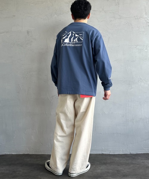 Columbia（コロンビア）の「【WEB限定】[Columbia/コロンビア] LOMA VISTA グラフィック バックプリント ロンT（Tシャツ/カットソー・レディース・ネイビー/ブラック/ホワイト・M/L）」の7枚目の写真