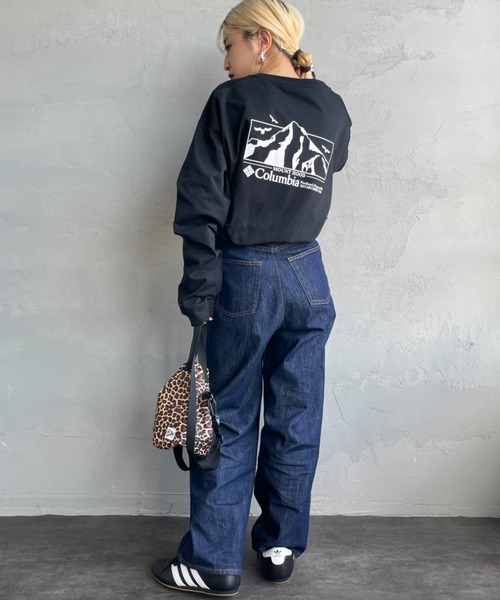 Columbia（コロンビア）の「【WEB限定】[Columbia/コロンビア] LOMA VISTA グラフィック バックプリント ロンT（Tシャツ/カットソー・レディース・ネイビー/ブラック/ホワイト・M/L）」の4枚目の写真