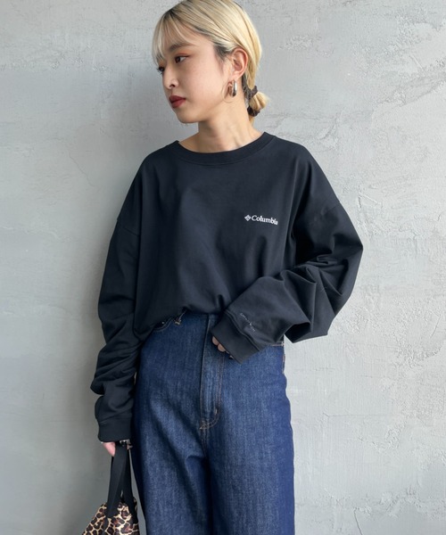 Columbia（コロンビア）の「【WEB限定】[Columbia/コロンビア] LOMA VISTA グラフィック バックプリント ロンT（Tシャツ/カットソー・レディース・ネイビー/ブラック/ホワイト・M/L）」の8枚目の写真