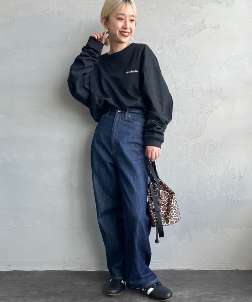 Columbia（コロンビア）の「【WEB限定】[Columbia/コロンビア] LOMA VISTA グラフィック バックプリント ロンT（Tシャツ/カットソー・レディース・ネイビー/ブラック/ホワイト・M/L）」の10枚目の写真