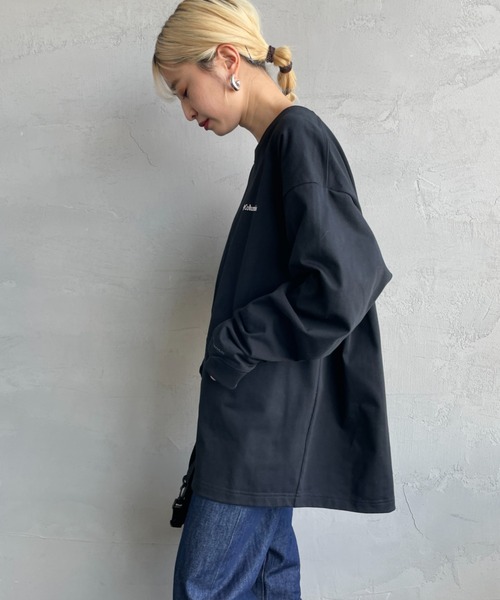 Columbia（コロンビア）の「【WEB限定】[Columbia/コロンビア] LOMA VISTA グラフィック バックプリント ロンT（Tシャツ/カットソー・レディース・ネイビー/ブラック/ホワイト・M/L）」の13枚目の写真