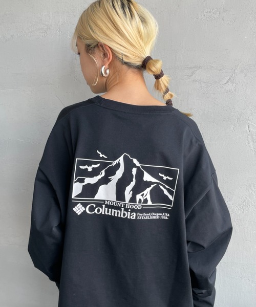 Columbia（コロンビア）の「【WEB限定】[Columbia/コロンビア] LOMA VISTA グラフィック バックプリント ロンT（Tシャツ/カットソー・レディース・ネイビー/ブラック/ホワイト・M/L）」の16枚目の写真