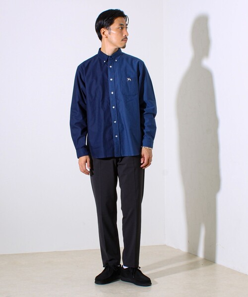 GLOSTER(グロスター)の「【定番×遊び心】フレブル刺繍BDシャツ 無地/クレイジーパターン(シャツ/ブラウス・メンズ・ホワイト/ホワイト×ブルー/ブルー系その他/ベージュ・S/M/L)」の21枚目の写真