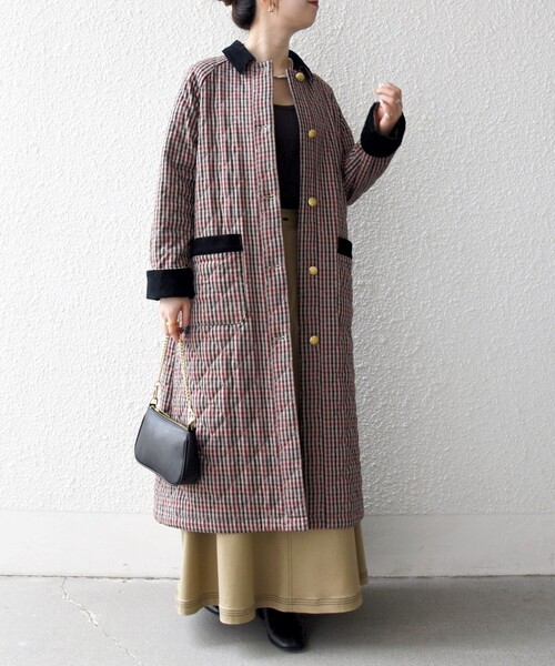 お値下げ♡オンラインLUMINE限定♡SLYチェック柄ロングコート オンラインLUMINE限定♡SLYチェック柄ロングコート