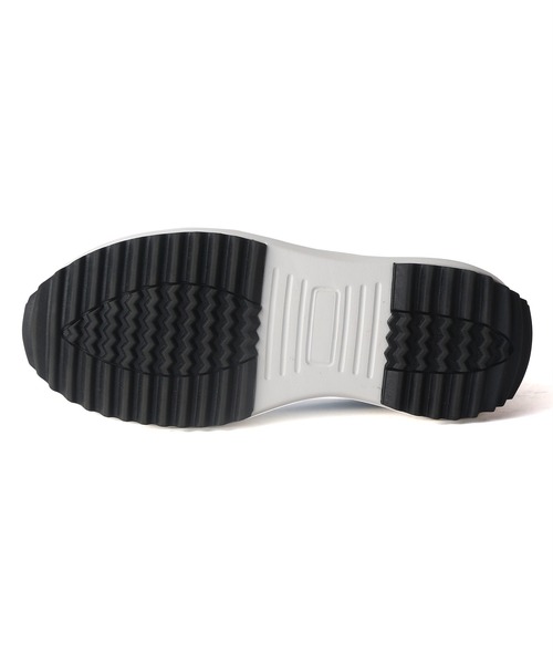 coca(ANDEX shoes product)(コカ)の「軽量 厚底 ボリュームソールスリッポンスニーカー(スニーカー・レディース・ブラック/ホワイト・SMALL/MEDIUM/LARGE)」の11枚目の写真