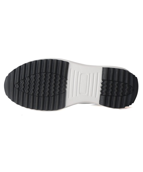 coca(ANDEX shoes product)(コカ)の「軽量 厚底 ボリュームソールスリッポンスニーカー(スニーカー・レディース・ブラック/ホワイト・SMALL/MEDIUM/LARGE)」の17枚目の写真