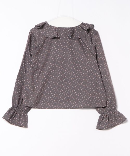 flower（フラワー）の「ラッフルドブルームブラウス（シャツ/ブラウス・レディース・アイボリー/ブラウン・FREE）」の21枚目の写真
