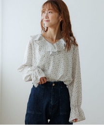flower | ラッフルドブルームブラウス(シャツ/ブラウス)