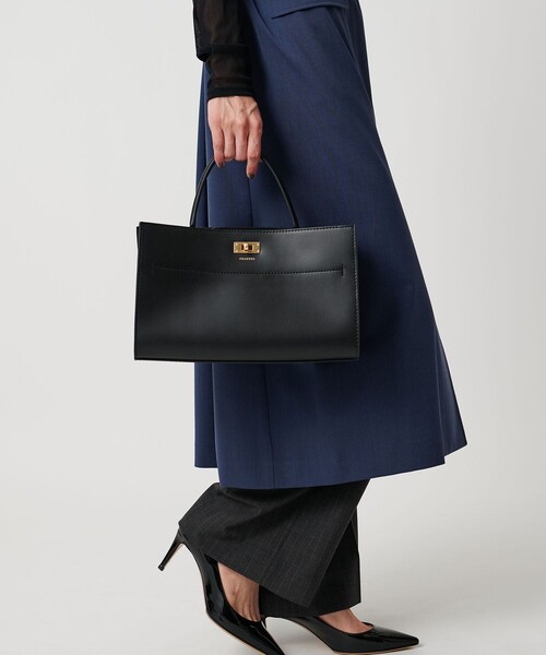 ORSETTO（オルセット）の「＜ORSETTO＞SCATOLA 2WAY バッグ（ハンドバッグ・レディース・ブラック・FREE）」の3枚目の写真