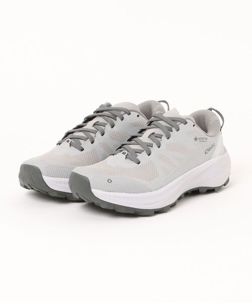 Oboz(オボズ)の「【Oboz/オボズ】Women's Katabatic LT Low GTX/ゴアテックス 防水 トレッキングシューズ ハイキング アウトドア(スニーカー・レディース・ライトグレー/ブラック・23.5cm/24cm/24.5cm/25cm)」の2枚目の写真