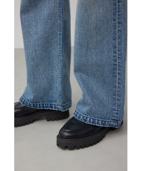 AZUL by moussy（アズールバイマウジー）の「AZUL DENIM 切替ワイドフレア（デニムパンツ・メンズ・ブルー/ブラック・SMALL/MEDIUM/LARGE）」の21枚目の写真