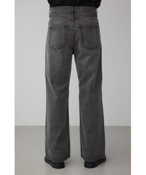 AZUL by moussy（アズールバイマウジー）の「AZUL DENIM 切替ワイドフレア（デニムパンツ・メンズ・ブルー/ブラック・SMALL/MEDIUM/LARGE）」の7枚目の写真