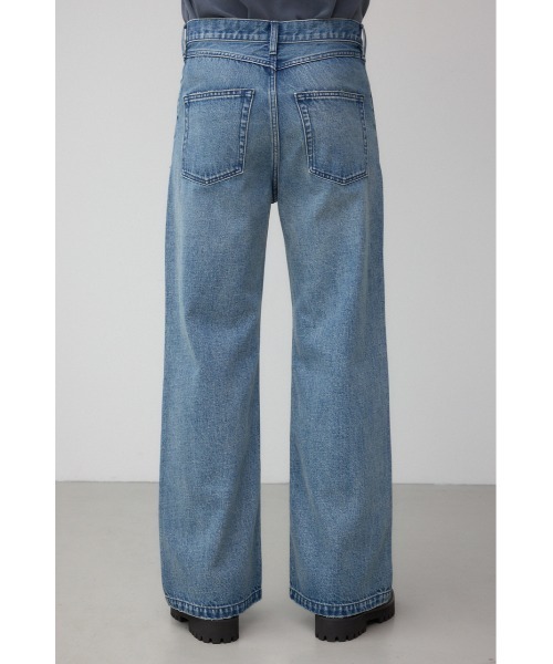 AZUL by moussy（アズールバイマウジー）の「AZUL DENIM 切替ワイドフレア（デニムパンツ・メンズ・ブルー/ブラック・SMALL/MEDIUM/LARGE）」の16枚目の写真