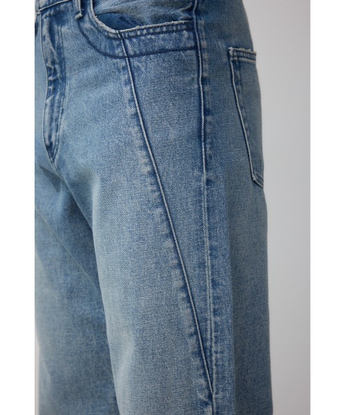 AZUL by moussy（アズールバイマウジー）の「AZUL DENIM 切替ワイドフレア（デニムパンツ・メンズ・ブルー/ブラック・SMALL/MEDIUM/LARGE）」の20枚目の写真