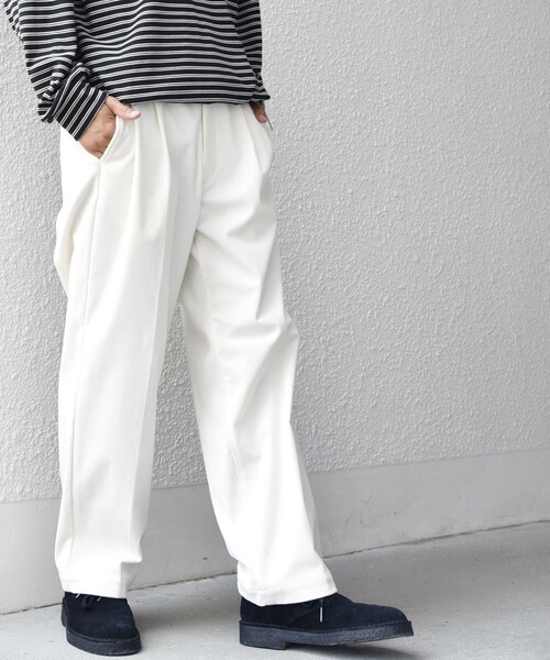 セール】SHIPS any:〈洗濯機可能〉SOLOTEX(R) コーデュロイ セミワイド