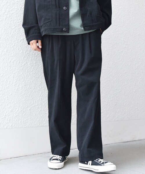 SHIPS any(シップス エニィ)の「SHIPS any:〈洗濯機可能〉SOLOTEX(R) コーデュロイ セミワイド イージーパンツ(セットアップ対応)◇(その他パンツ・メンズ・ブラウン/ブラック/ホワイト/チャコールグレー・LARGE/MEDIUM/SMALL)」の2枚目の写真