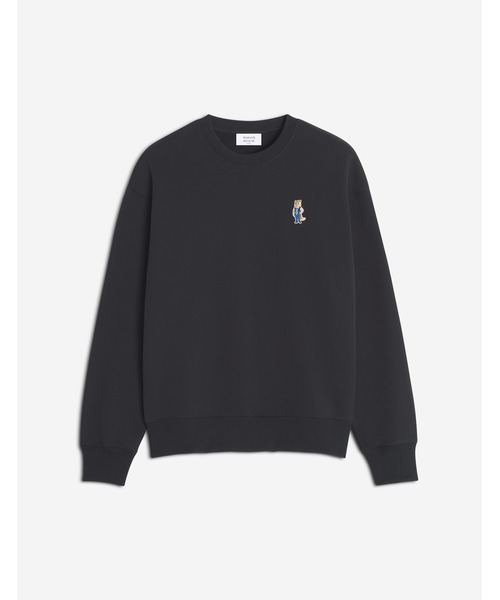 Maison Kitsune（メゾンキツネ）の「DRESSED FOX COMFORT SWEATSHIRT（スウェット・メンズ・ブラック・XL/L/M/S/XS）」の2枚目の写真