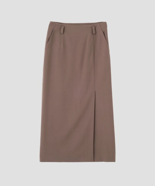マーガレットハウエル スカート LIGHTWEIGHT COTTON LINEN TWILL SKIRT | MARGARET HOWELL